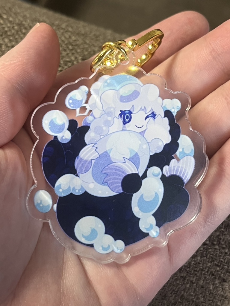 人魚ウラニャ_アクリルキーホルダー(6cm)