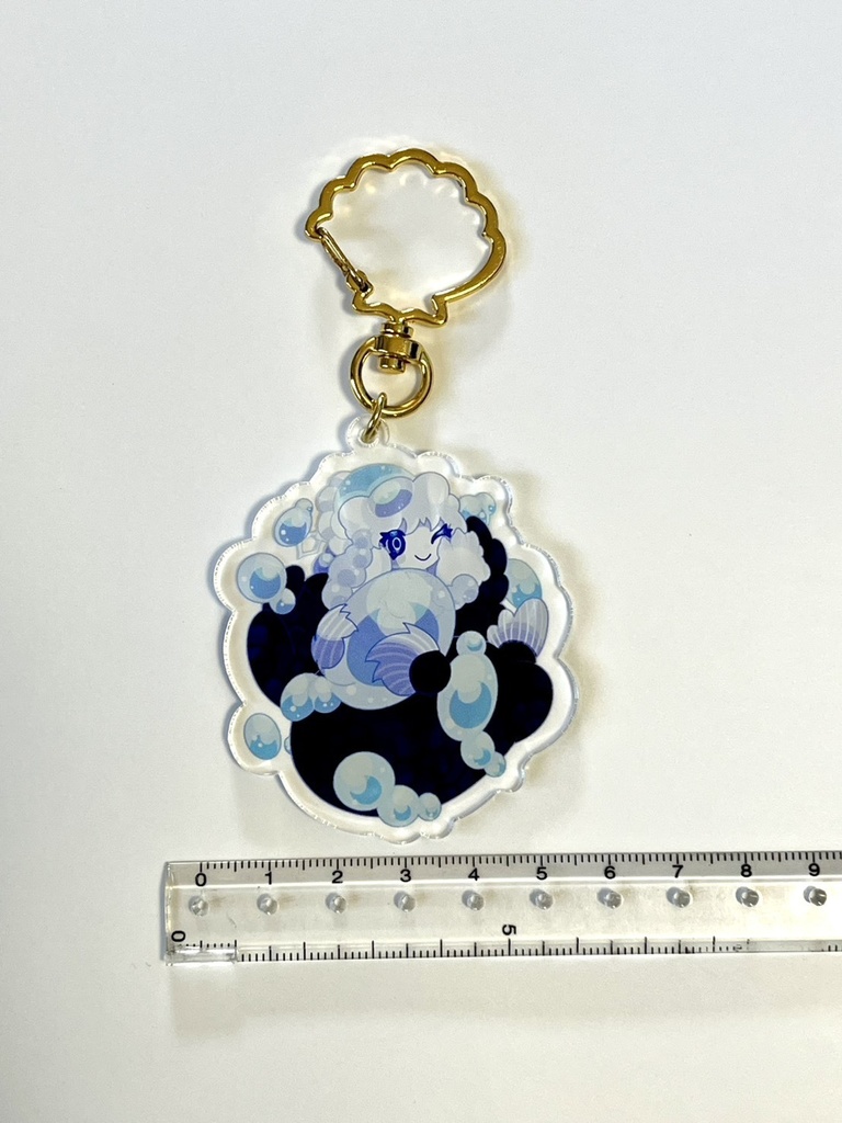 人魚ウラニャ_アクリルキーホルダー(6cm)