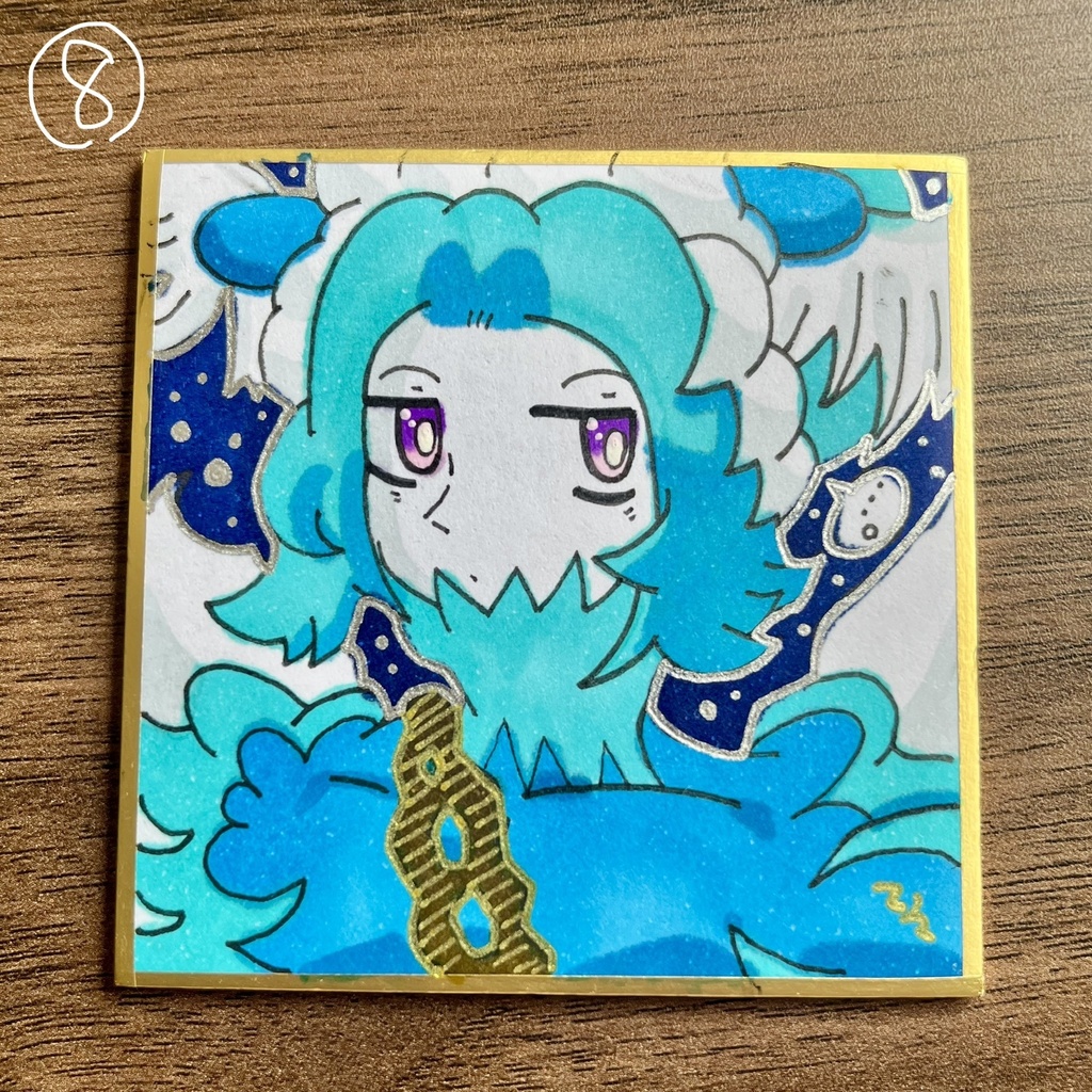 ミニマム原画 (手書き豆色紙)