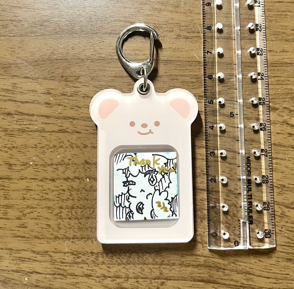 超ミニマム原画アクリルキーホルダー(手作り)