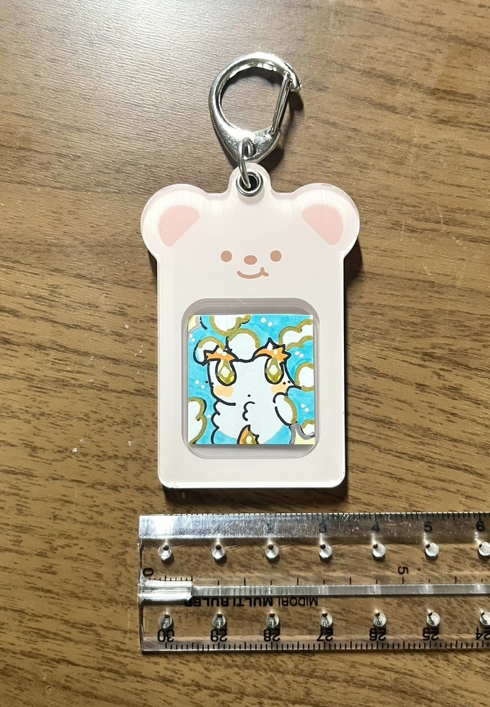 超ミニマム原画アクリルキーホルダー(手作り)