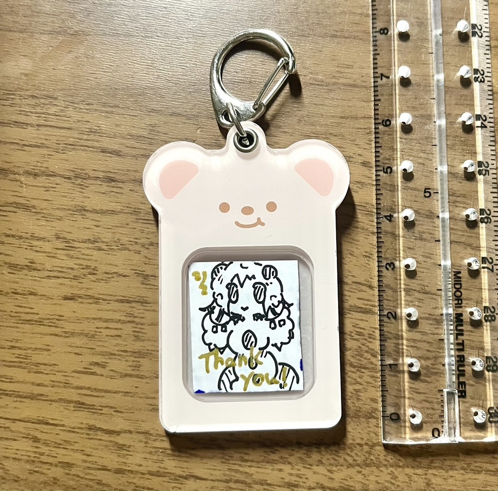 超ミニマム原画アクリルキーホルダー(手作り)