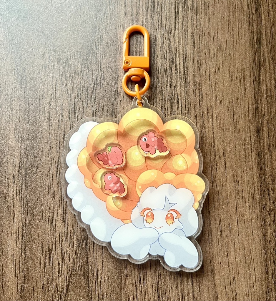 ニュンペーちゃんのシャカシャカアクリルキーホルダー