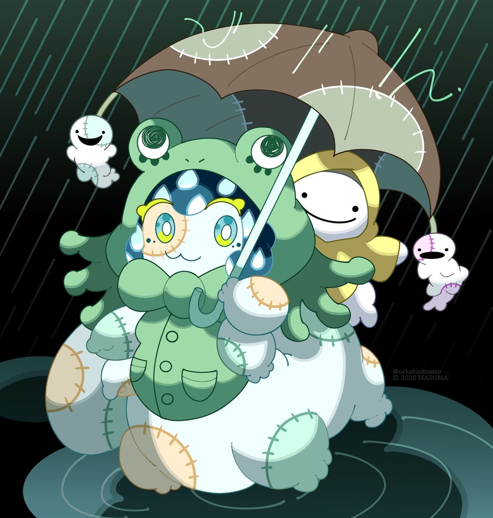 【pixiv FACTORY製品】べあむしちゃんの梅雨のめじるしチャーム【夏限定】