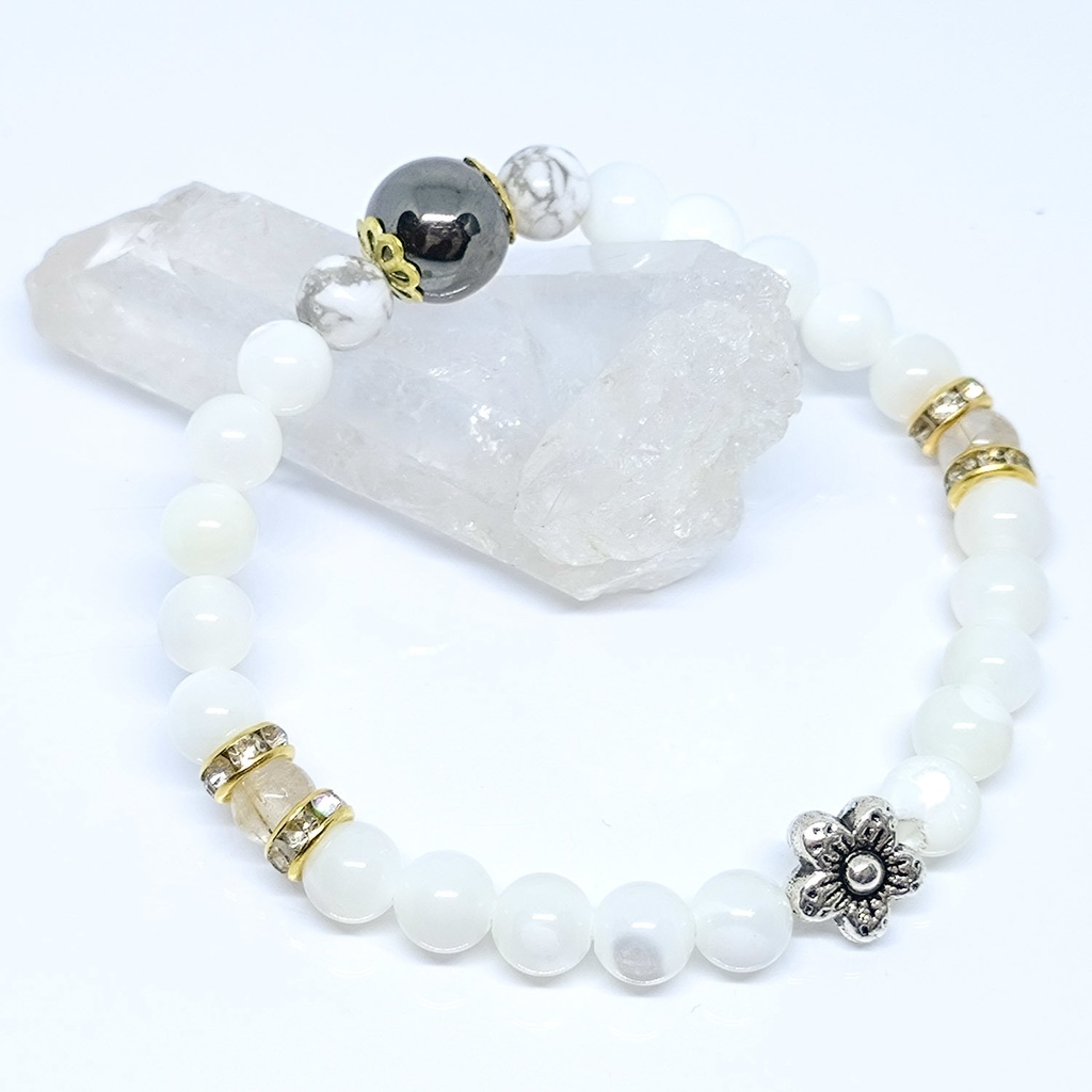 鶴丸国永*極イメージ天然石ブレスレット*