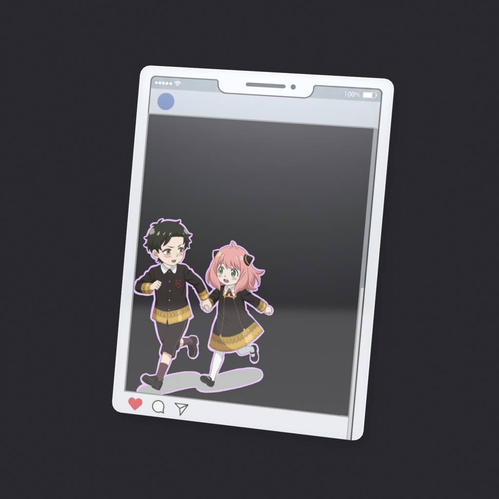 ダミアニャSNS風クリアカード