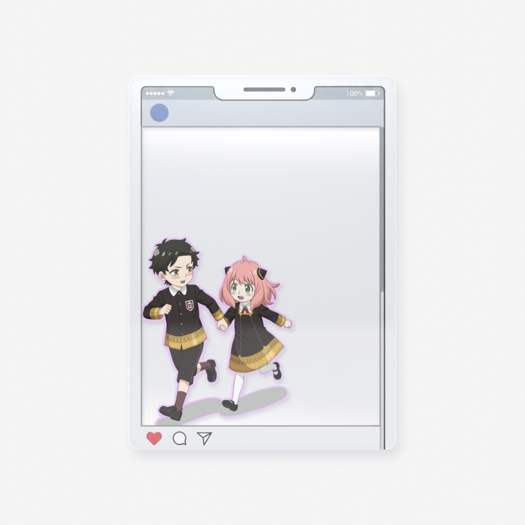 ダミアニャSNS風クリアカード