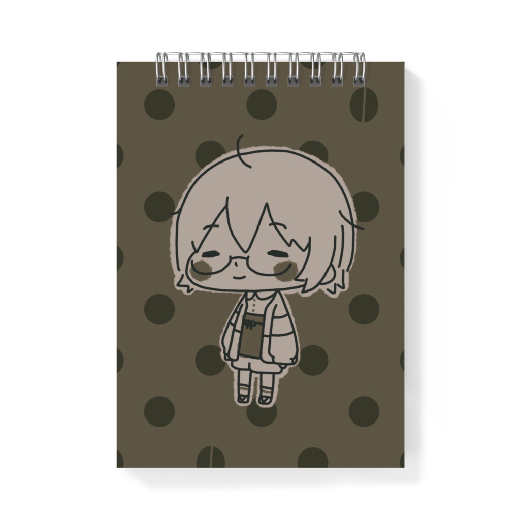 ゆるゆるこけものカフェオレ風メモ帳