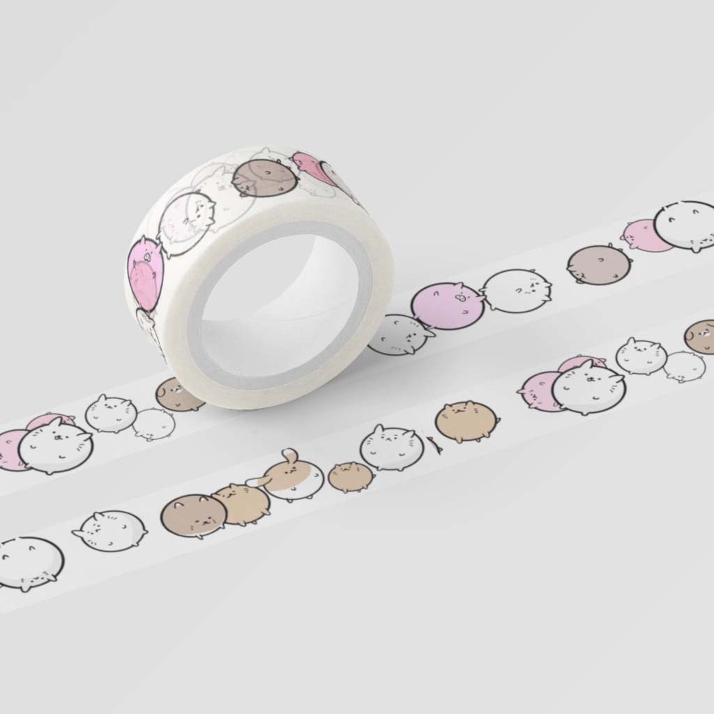 ねこの宇宙マスキングテープ