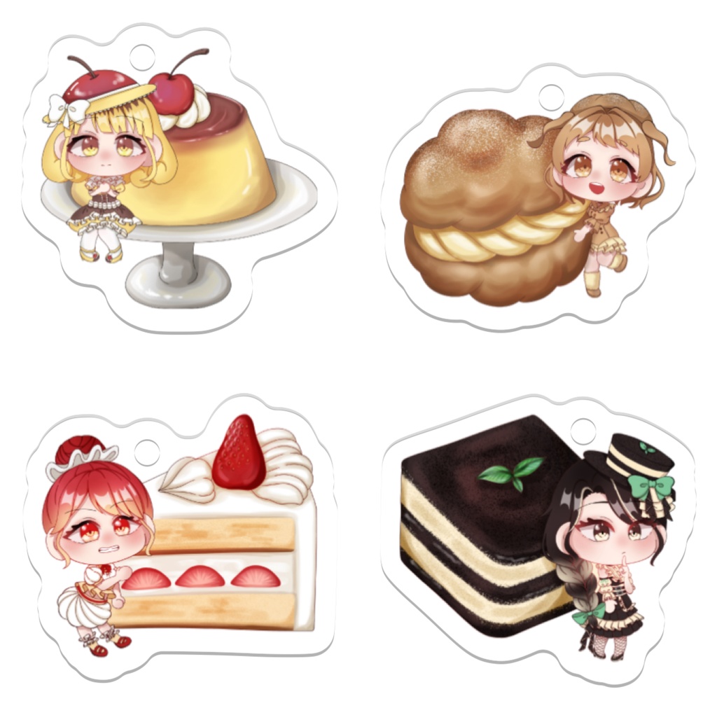 スイーツ🍴アクリルめじるしチャーム