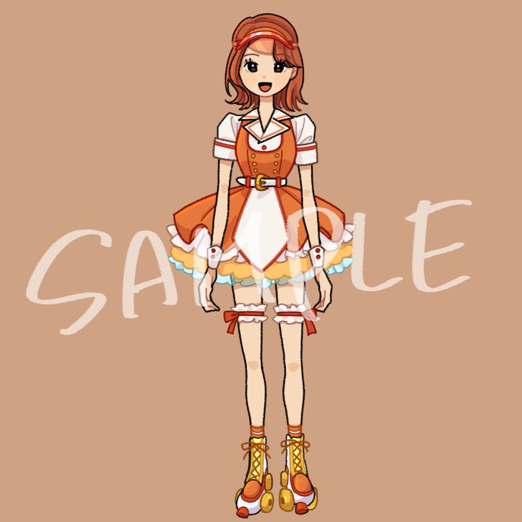diner waitress sticker