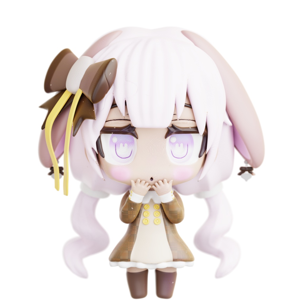 【MIKO】ちびキャラ ホワイトカラーフィギュア&ストラップ (3サイズ)