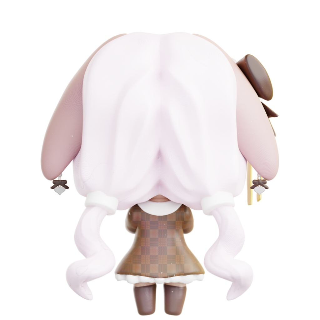 【MIKO】ちびキャラ ホワイトカラーフィギュア&ストラップ (3サイズ)