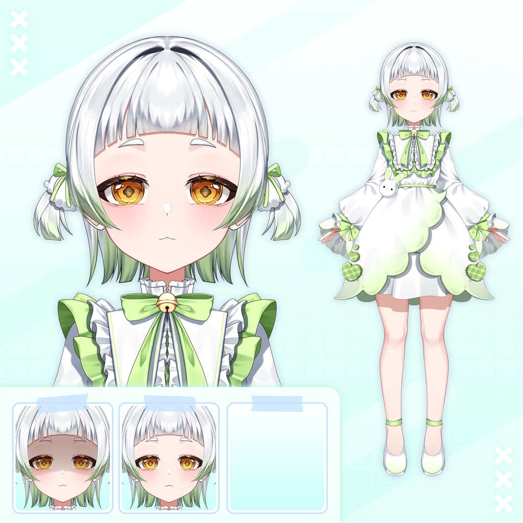 【限定1点】 鈴の花 /パーツ分け済&その他 PSD
