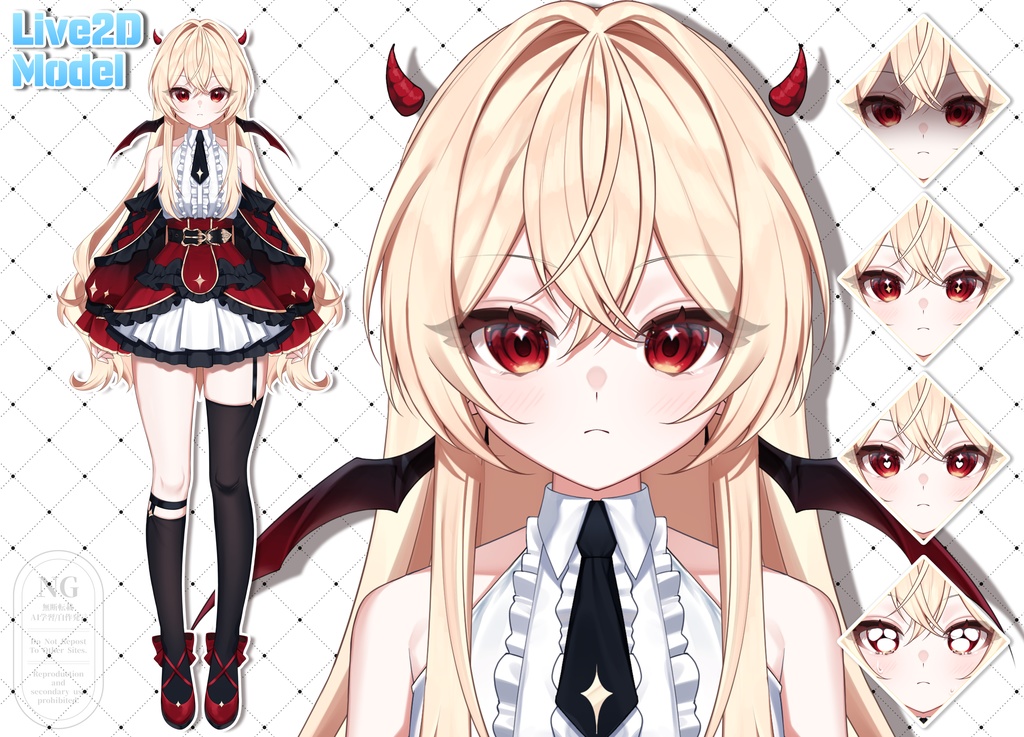 【Live2Dモデル】 限定1点 - ハロウィンの少女 / VtubeStudio対応