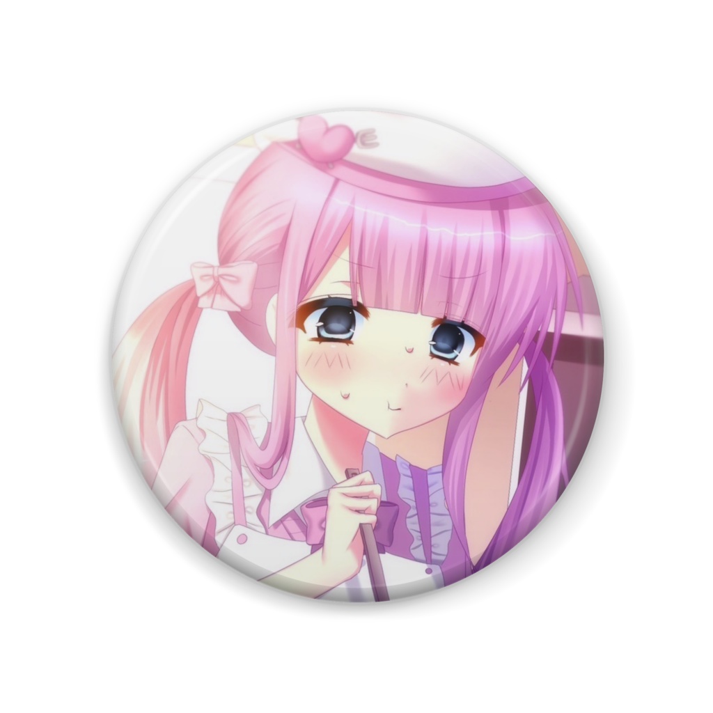 せりにゃんぱすー バレンタイン 缶バッジ