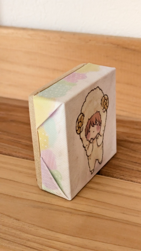 ウザい彼ミニパネル(縦5cm、横5cm、厚さ1.5cm)