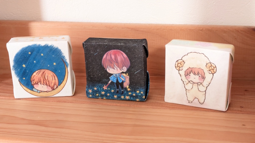 ウザい彼ミニパネル(縦5cm、横5cm、厚さ1.5cm)