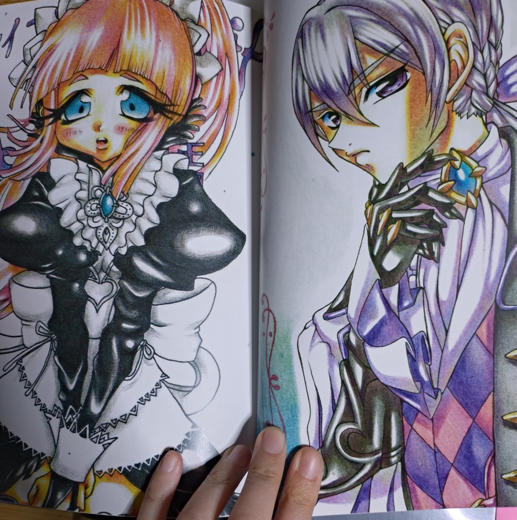 泡沫の記憶(FE)*色鉛筆イラスト本