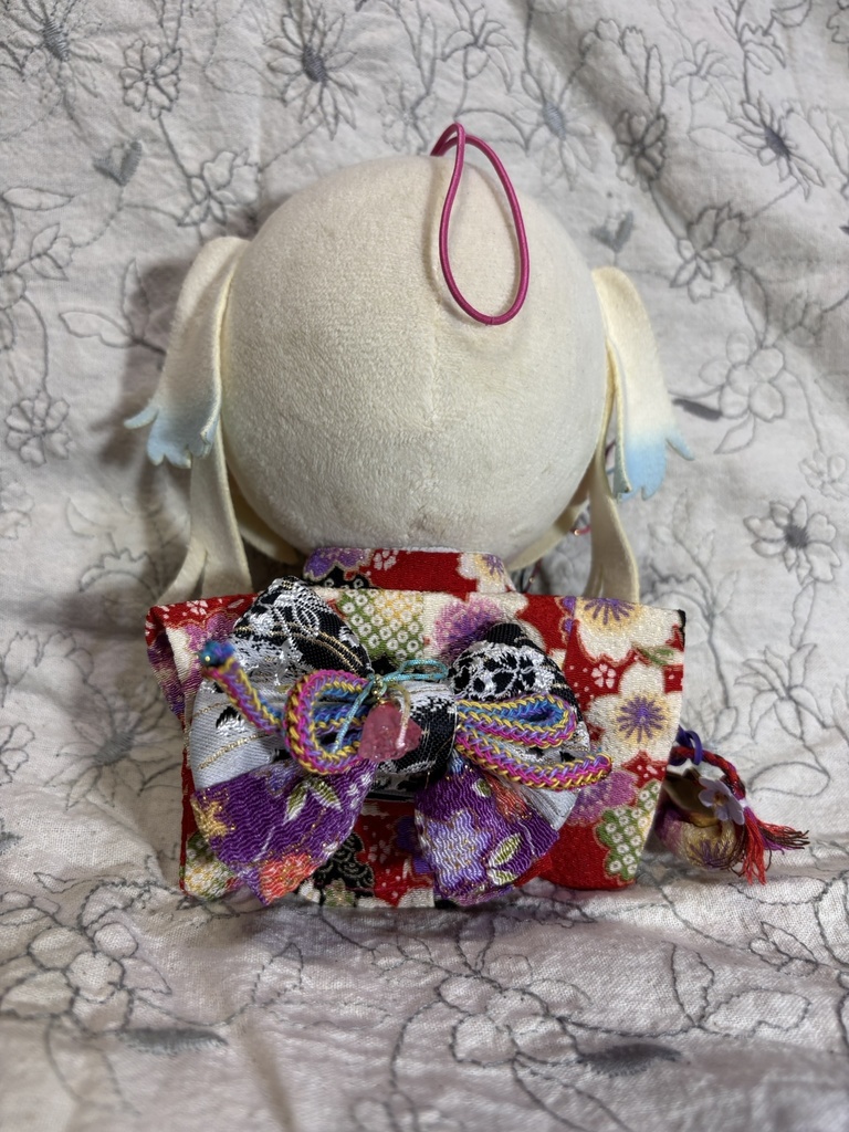 【12/15 21:00~】15cmぬい着物 赤x白黒