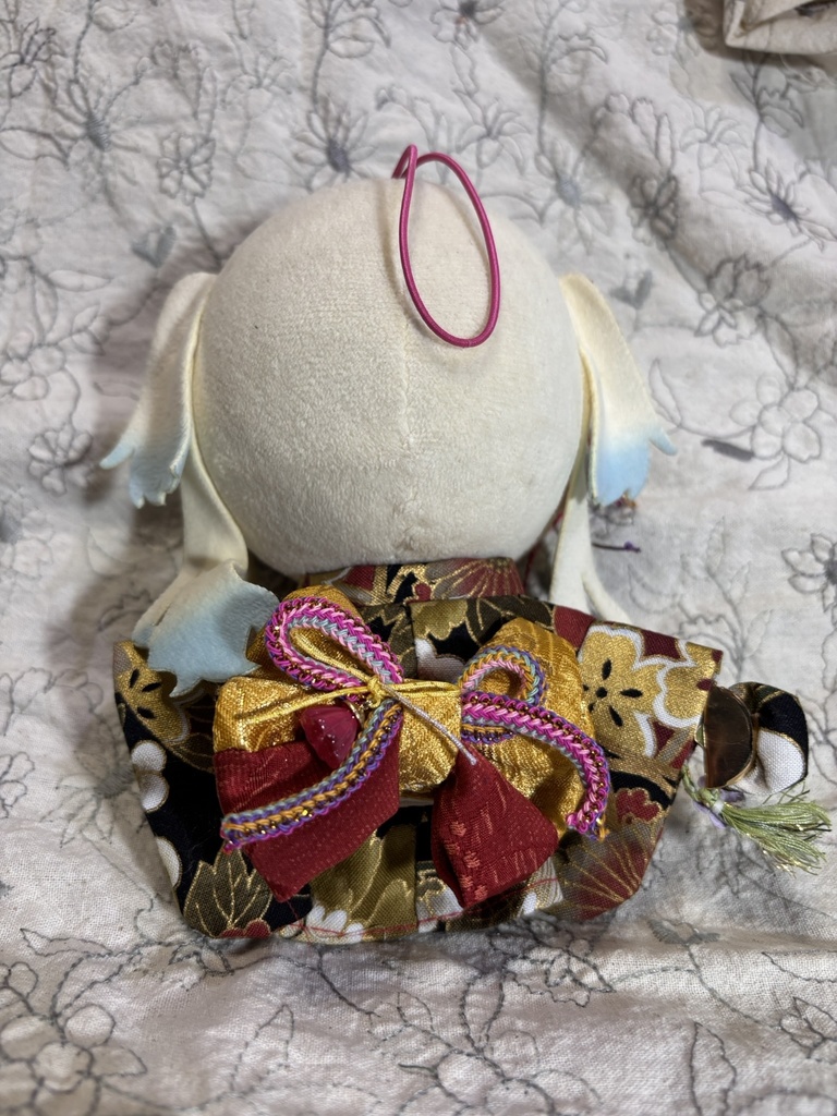 【12/15 21:00~】15cmぬい着物 黒金x金