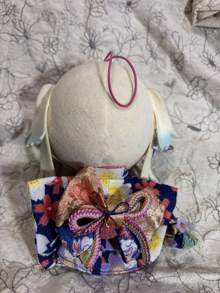 【12/15 21:00~】15cmぬい着物 青x橙