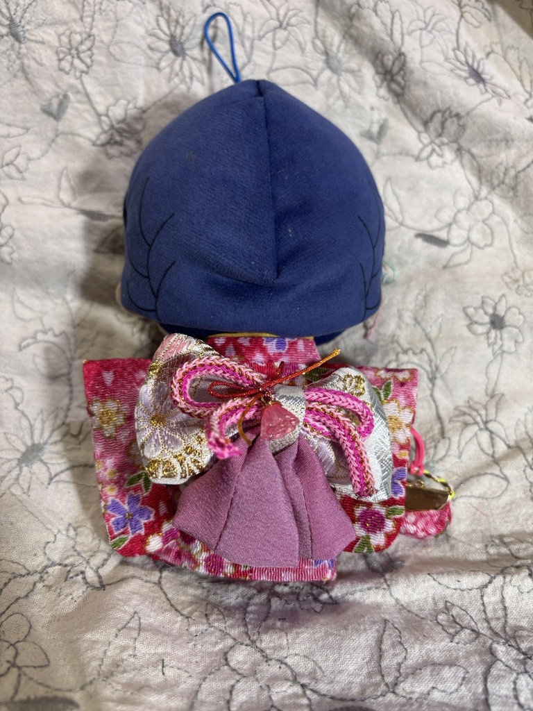 【12/15 21:00~】15cmぬい着物 赤x白