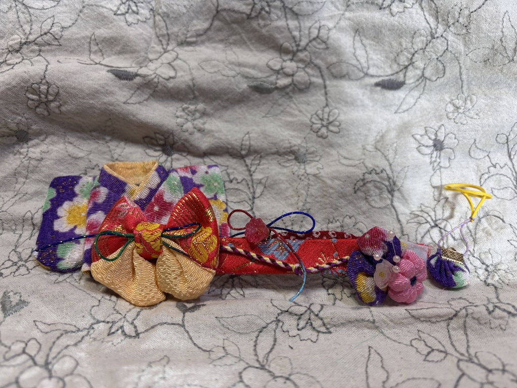 【12/16 21:00~】10cmぬい着物 紫×赤