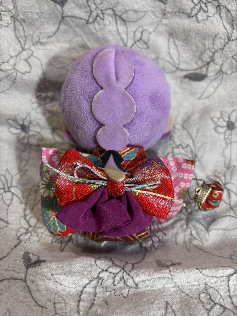 【12/16 21:00~】10cmぬい着物 赤緑×赤