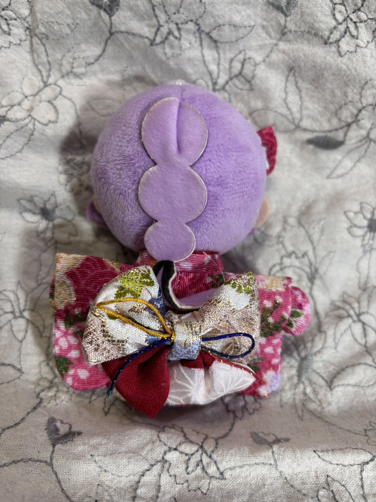 【12/16 21:00~】10cmぬい着物 ピンク×白