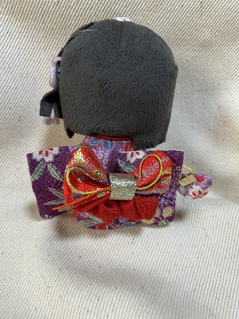 【12/24 21:00~】10cmぬい着物 紫×金