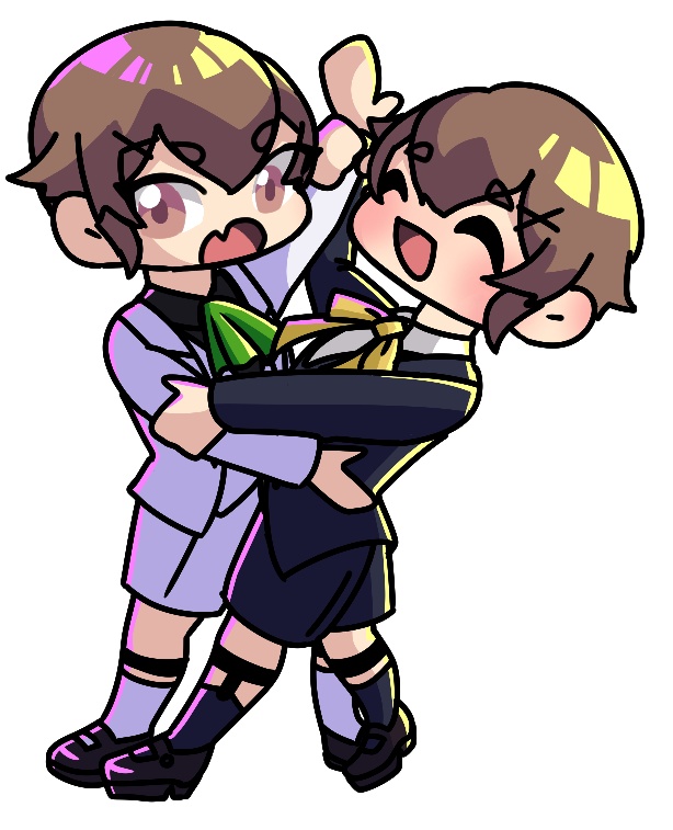 社交ダンスアクリルキーホルダー【ドヴァ/ツー】