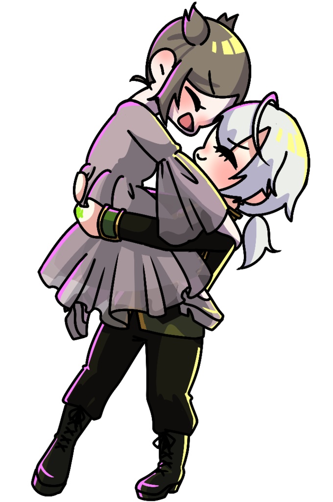 社交ダンスアクリルキーホルダー【チティリ/ギニー】