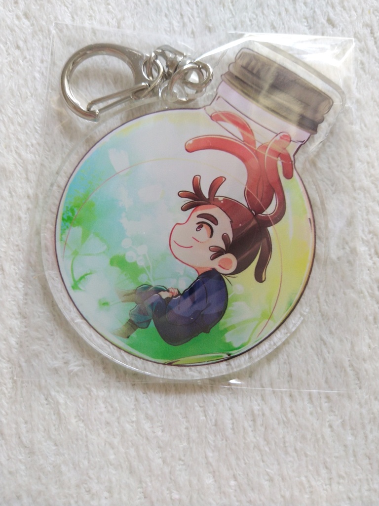 五年生×ハーバリウム アクキー