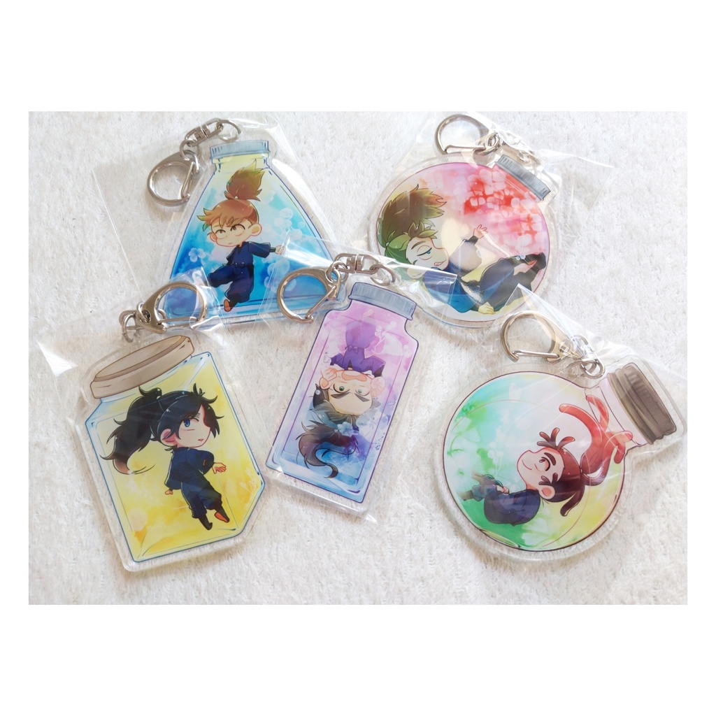 五年生×ハーバリウム アクキー