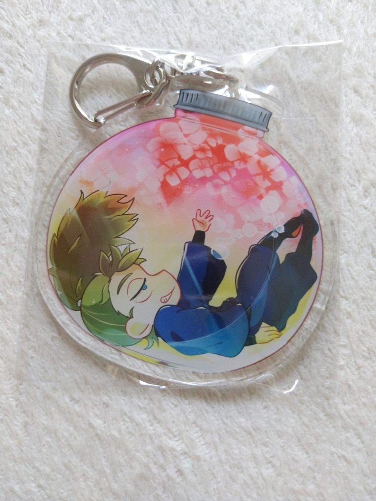 五年生×ハーバリウム アクキー