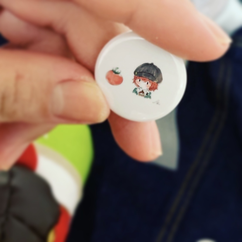 あおぎり高校💜魂子ちゃん缶バッジ