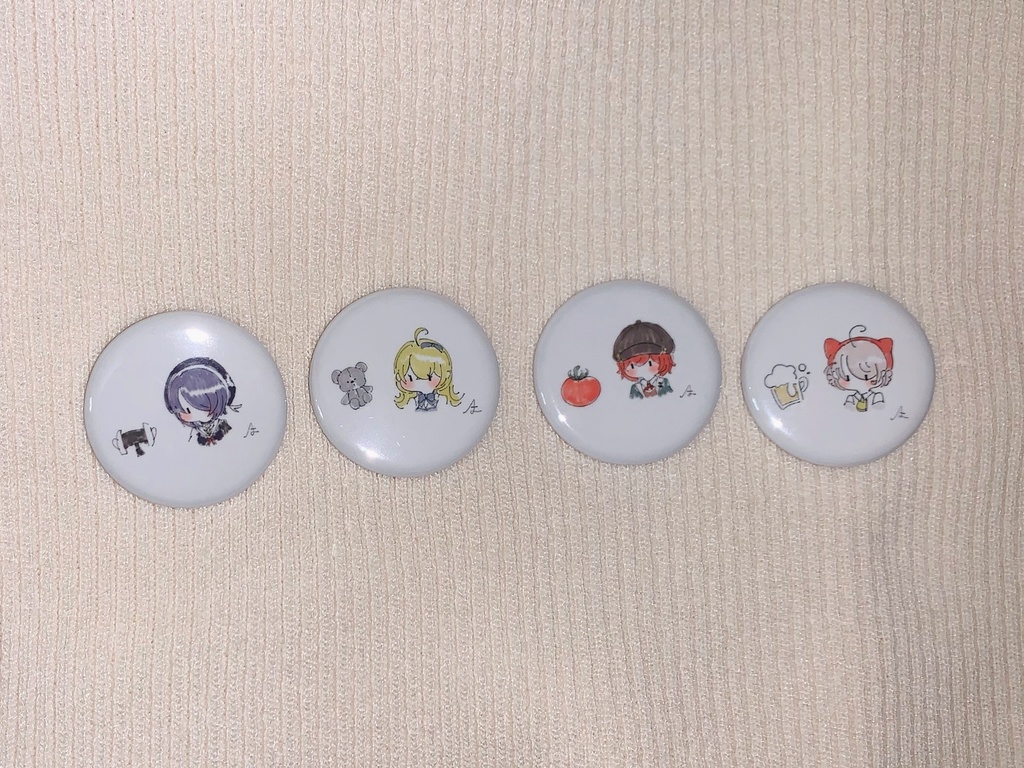 あおぎり高校❤️あかりちゃん缶バッジ