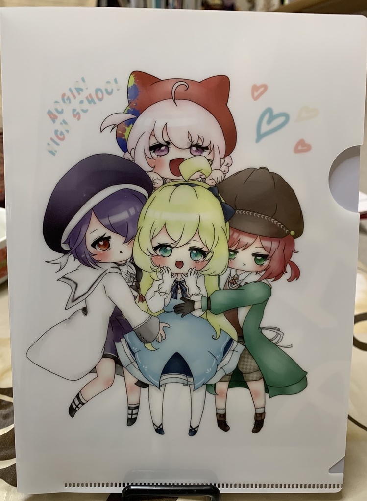 あおぎり高校クリアファイル(裏🤍真白ちゃん)