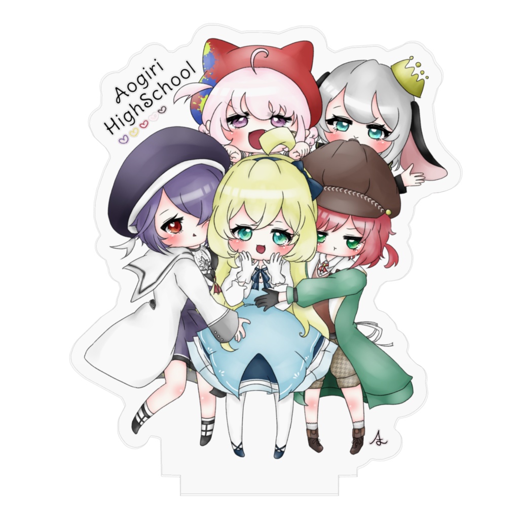 あおぎり高校アクリルフィギュア