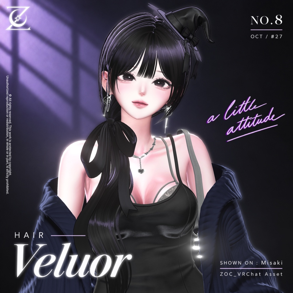 ZOC_NO.8 ベロアヘア Velour Hair