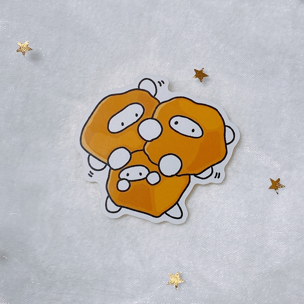 秋の味覚〜ずステッカー　さといもぶらざーず