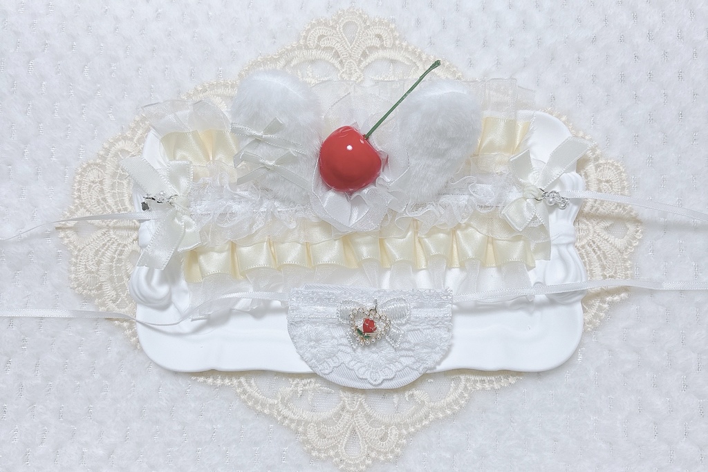 さくらんぼケーキのうさぎ🍰