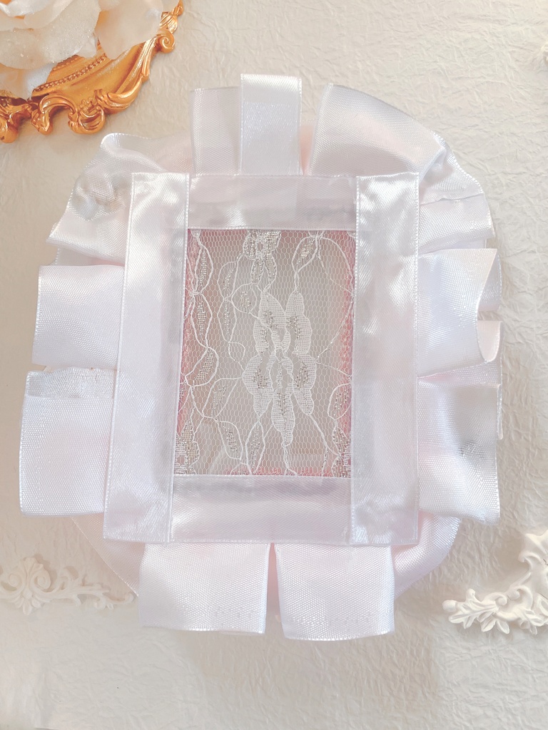 硬質ケース❤︎硬貨ケース❤︎トレカケース❤︎硬化ケース❤︎B8❤︎デコ❤︎ピンク ホワイト 白 ❤︎くまのみみ。🧸❤︎【No.203】❤︎