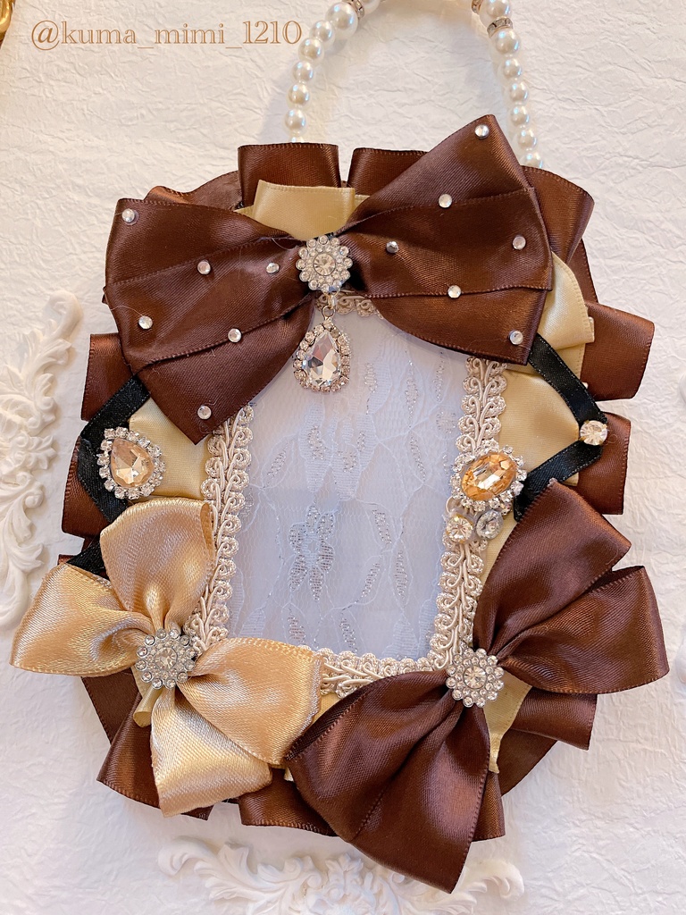 硬質ケース❤︎硬貨ケース❤︎トレカケース❤︎硬化ケース❤︎B8❤︎デコ❤︎くまのみみ。🧸ブラウン ブラック 茶 くろ❤︎【230】❤︎.*硬質ケースデコ❤︎硬貨ケースデコ❤︎