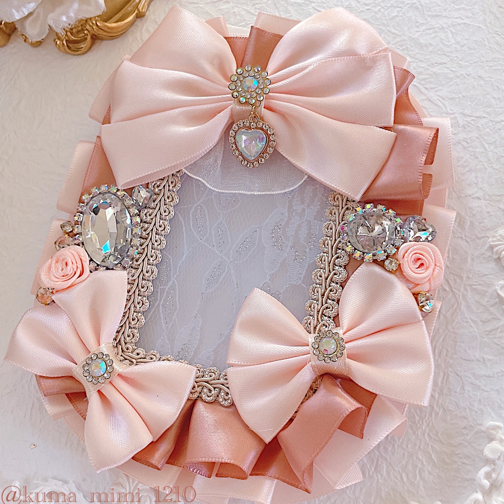 硬質ケース❤︎硬貨ケース❤︎トレカケース❤︎硬化ケース❤︎B8❤︎くまのみみ。🧸ピンク❤︎硬質ケースデコ❤︎硬貨ケースデコ❤︎ブロマイドケース❤︎ブロマイドケースデコ❤︎ブロマイドケース デコ