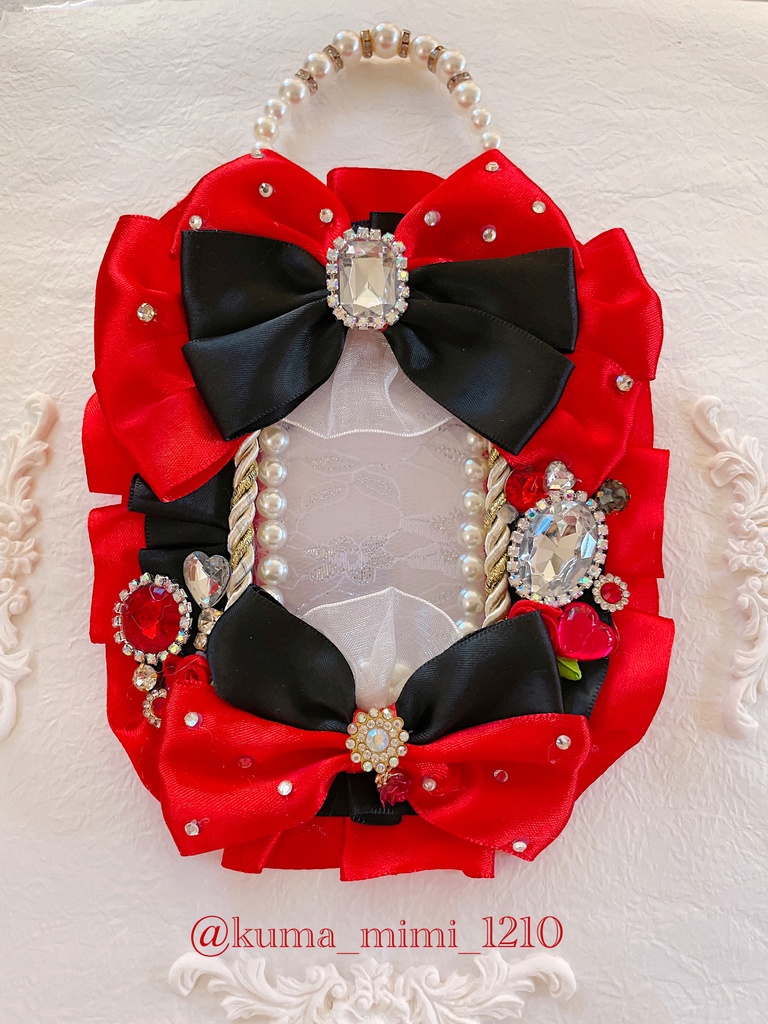 硬質ケース❤︎硬貨ケース❤︎トレカケース❤︎硬化ケース❤︎B8❤︎デコ❤︎【142】❤︎硬質ケースデコ❤︎硬貨ケースデコ❤︎ブロマイド❤︎硬質ケース デコ❤︎くまのみみ