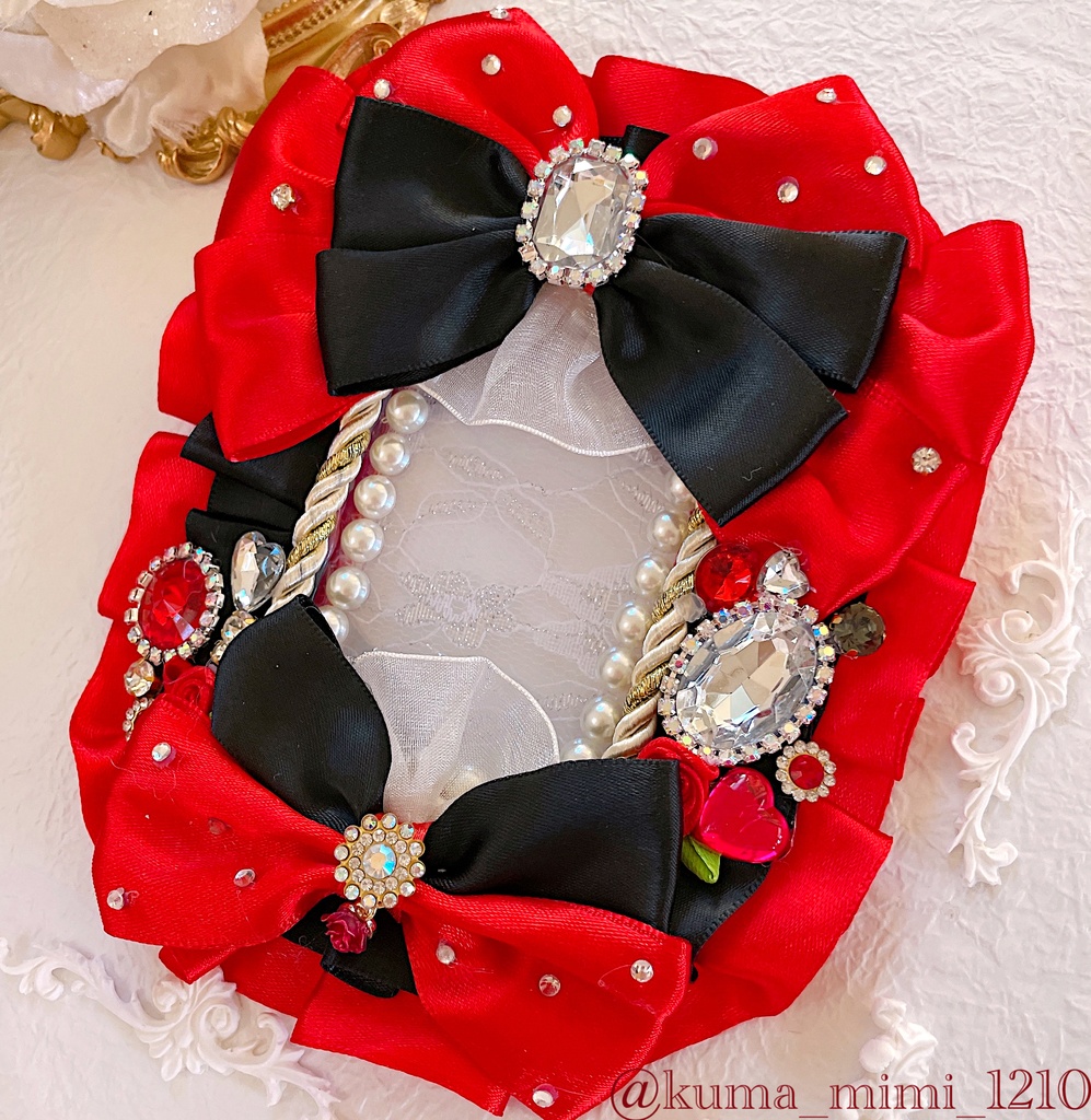 硬質ケース❤︎硬貨ケース❤︎トレカケース❤︎硬化ケース❤︎B8❤︎デコ❤︎【142】❤︎硬質ケースデコ❤︎硬貨ケースデコ❤︎ブロマイド❤︎硬質ケース デコ❤︎くまのみみ