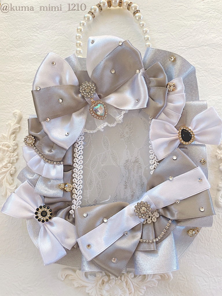 ❤︎キラキラカードケース【234】B8❤︎硬質ケース❤︎硬貨ケース❤︎トレカケース❤︎硬化ケース❤︎硬質ケースデコ❤︎硬貨ケースデコ❤︎ブロマイド❤︎トレカデコ❤︎くまのみみ