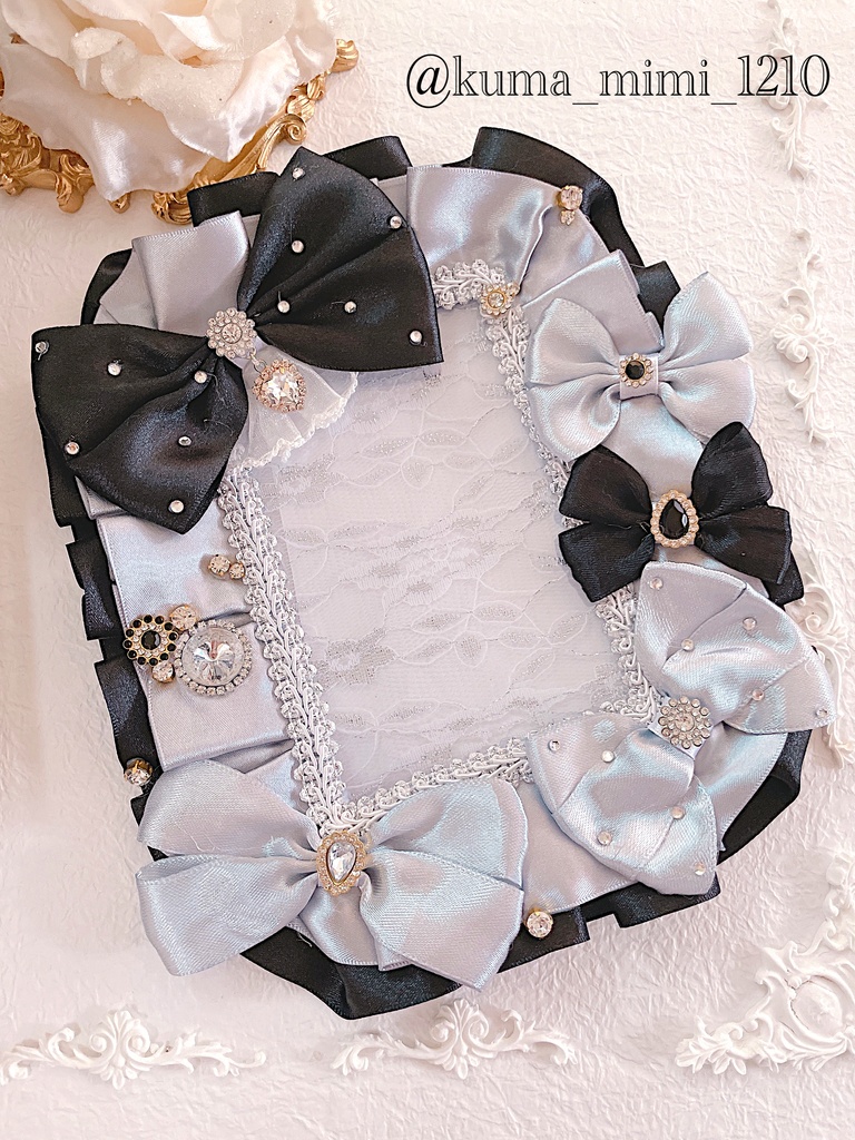 ❤︎キラキラカードケース【238】B7❤︎硬質ケース❤︎硬貨ケース❤︎トレカケース❤︎硬化ケース❤︎硬質ケースデコ❤︎硬貨ケースデコ❤︎ブロマイド❤︎トレカデコ❤︎くまのみみ